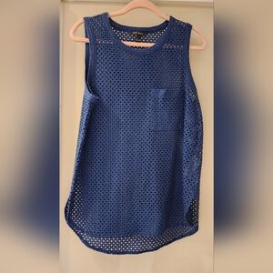 Vintage Banana Republic Mesh Pocket Tank